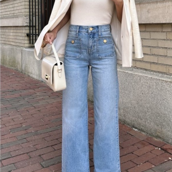 J. Crew Sailor denim trouser in Blue River wash - Picture 6 of 6